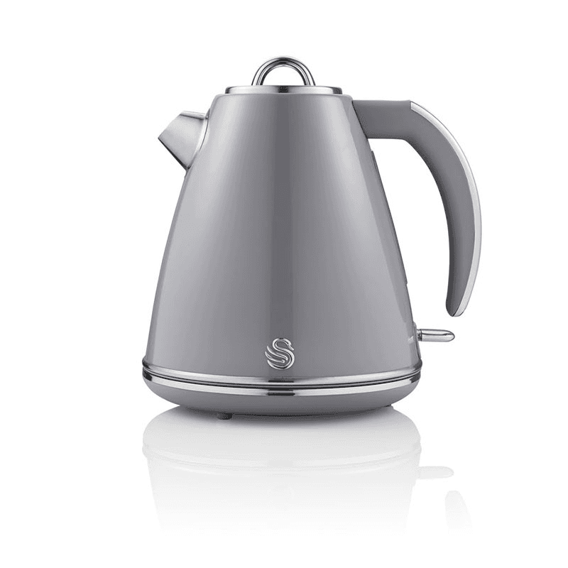 Retro Jug Kettle, 1.5L, Grey