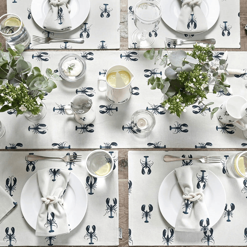 Lobster Fabric placemat, 40 x 30cm