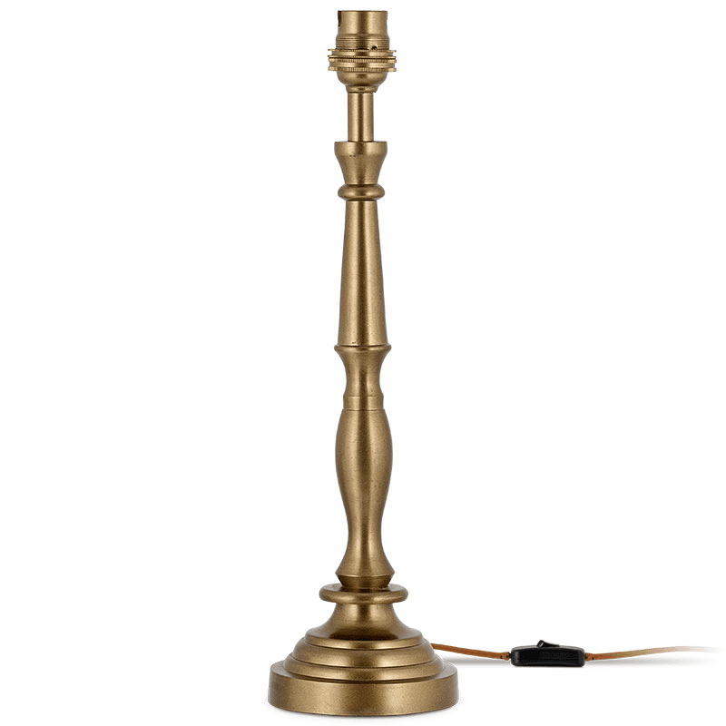 Lele Solid Brass Table Lamp, H34cm, Brass