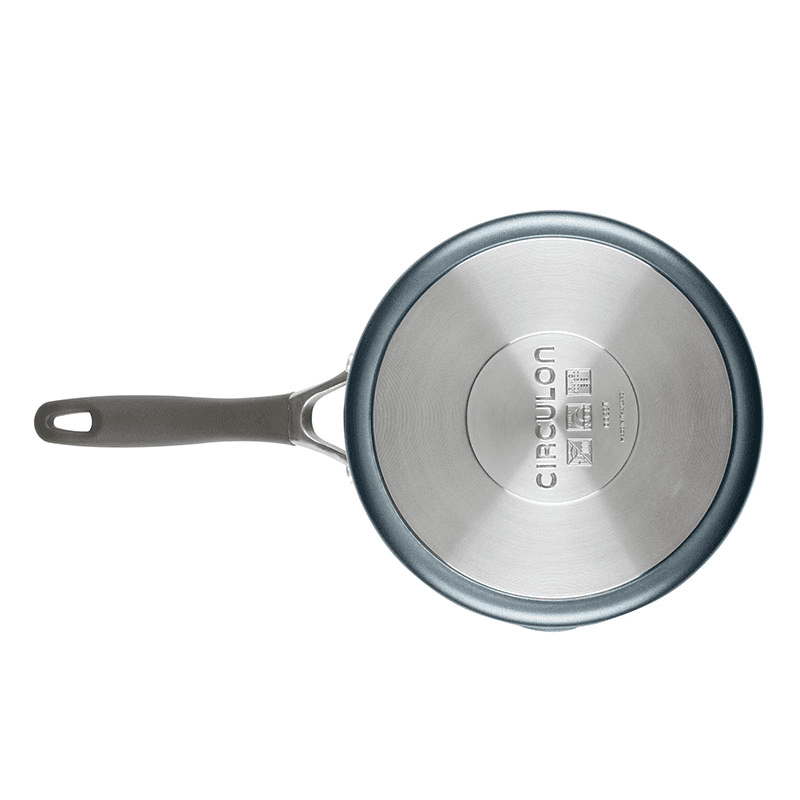 A1 Non-Stick  Straining Saucepan, 16cm, Grey