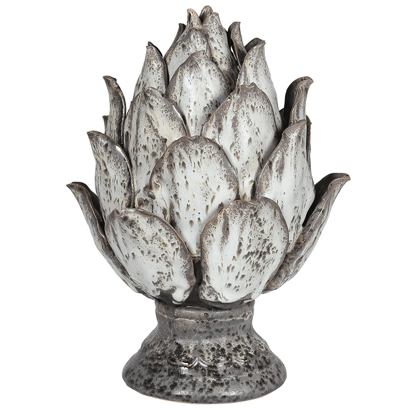 Artichoke Ornament, H23cm, Grey