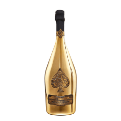 Image showing the Armand de Brignac Gold Brut Champagne in Velvet Bag, 75cl product.
