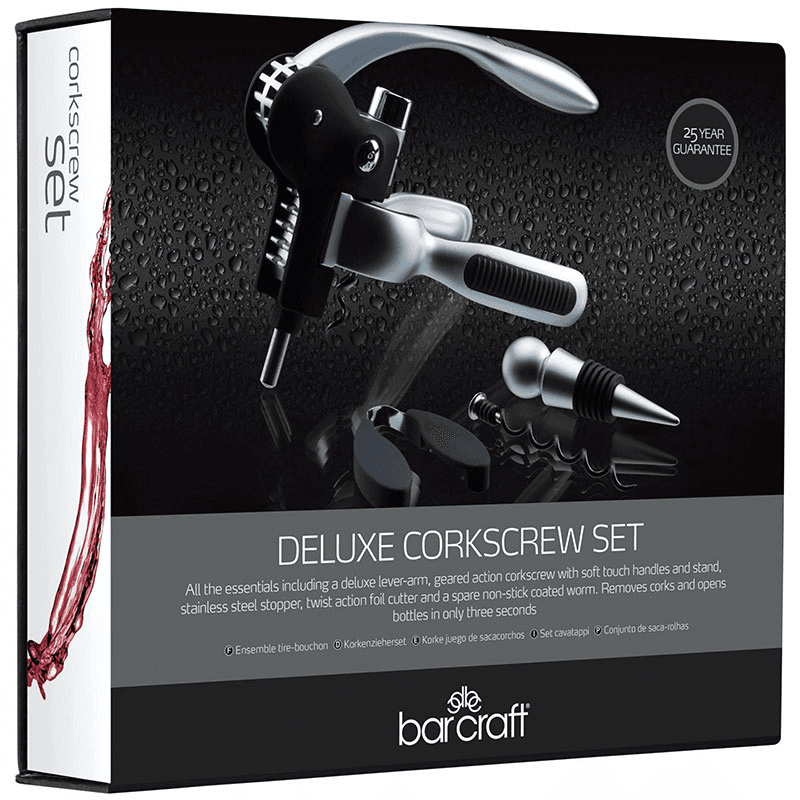Lever-arm Corkscrew Set