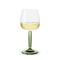 Image showing the Hammershøi Set of 2 White Wine Glasses, 350ml, Green product.