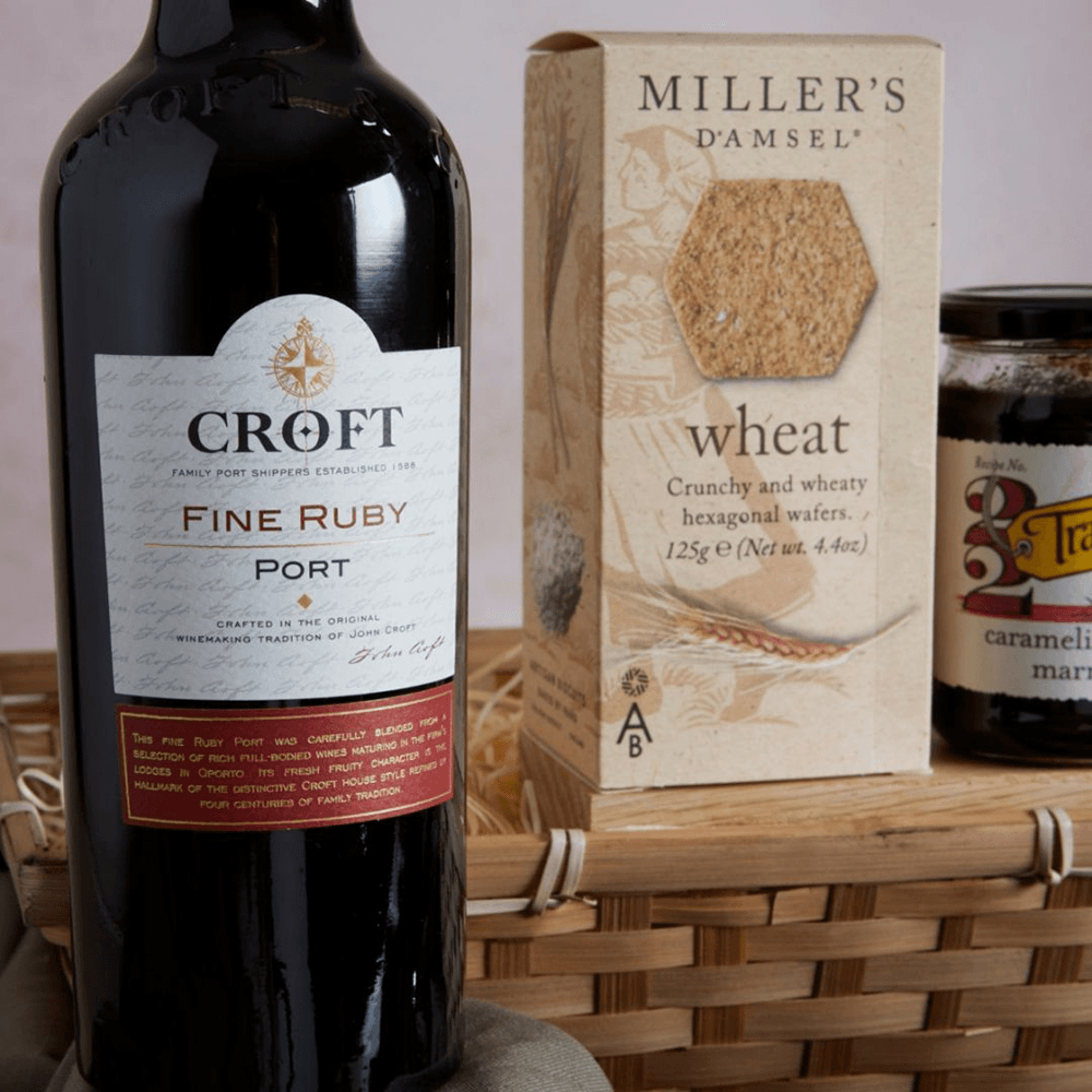 Luxury Port & Cheese Hamper
