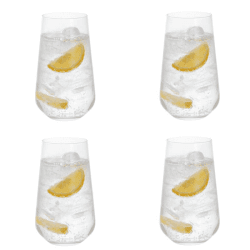 Image showing the Cheers Set of 4 Highball Glasses, 500ml, Clear product.