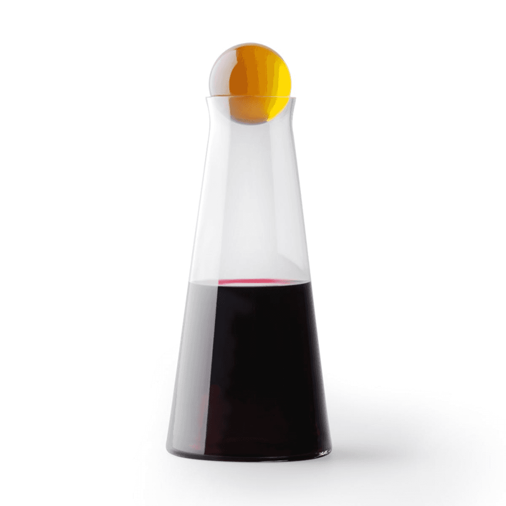 Fia Carafe, D12 x H25cm, Clear And Amber