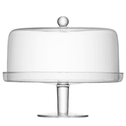 Image showing the Klara Cakestand & Dome, D30cm, Clear product.