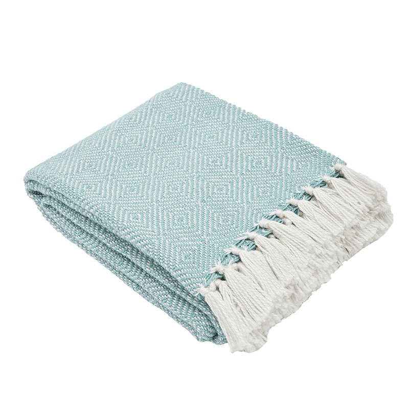 Diamond Blanket, 250cm x 130cm, Teal
