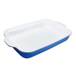 Image showing the Imperial Blue Rectangular oven dish, 30cl - L39.5 x W24 x D6.5cm product.
