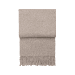 Image showing the Classic Plaid Throw, H200cm x W130cm, Beige product.