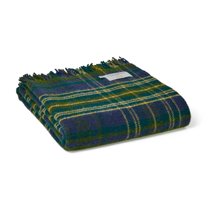 Tartan Throw, 150 x 183cm, Forest