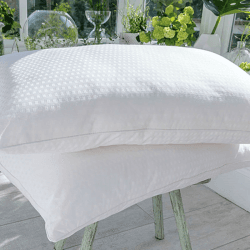 Image showing the Breathe Pillow, 74 x 48 cm, White product.