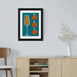 Image showing the Fox and Velvet Mimoso Print, 48 x 35.5cm, Multi product.