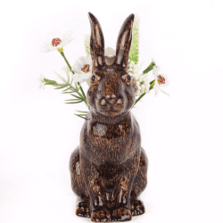 Image showing the Hare Bud Vase, H11.5cm, Brown product.