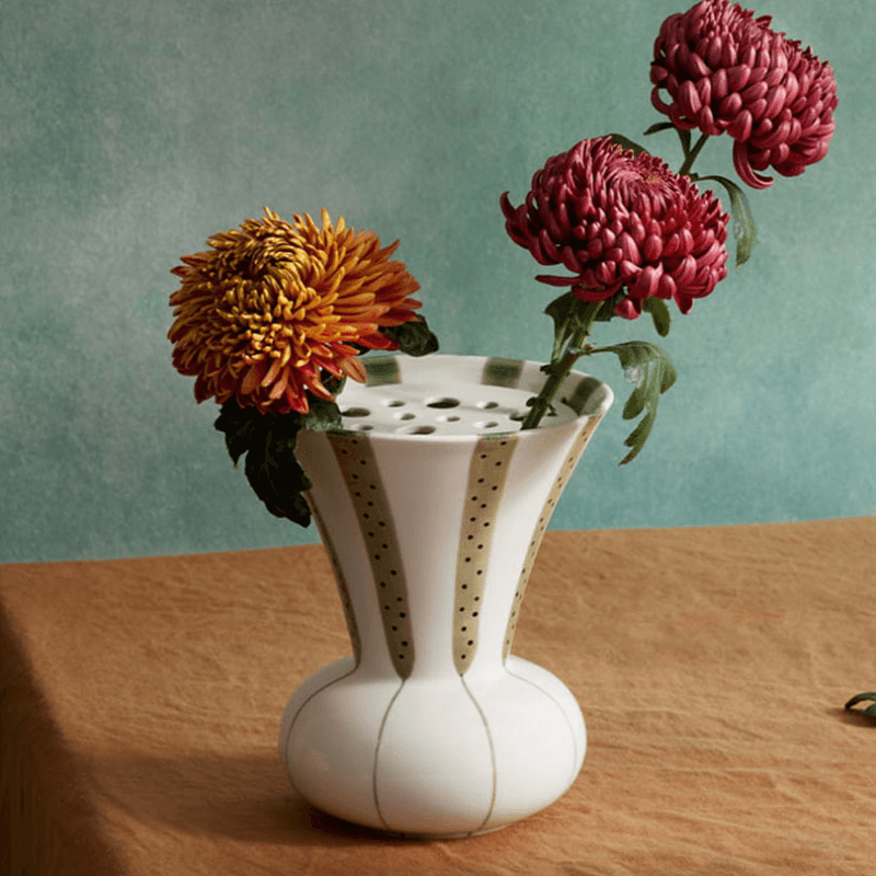 Signature Vase, H20cm, Green