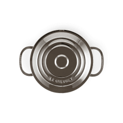 Image showing the Siganture Uncoated Deep casserole with lid, 20cm, Stainless Steel product.