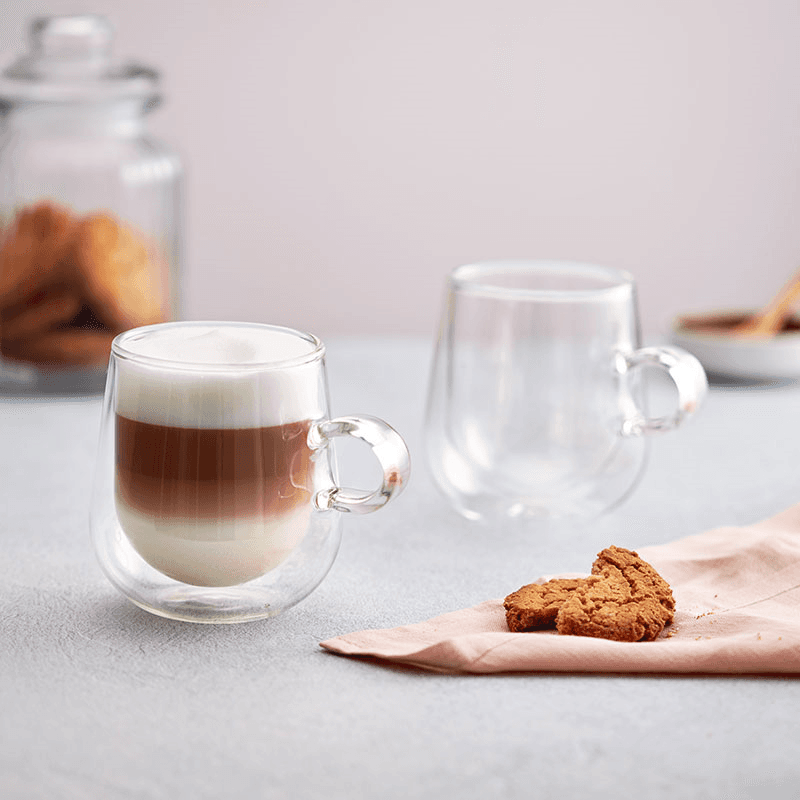 Duo Latte Glass Set, 325ml