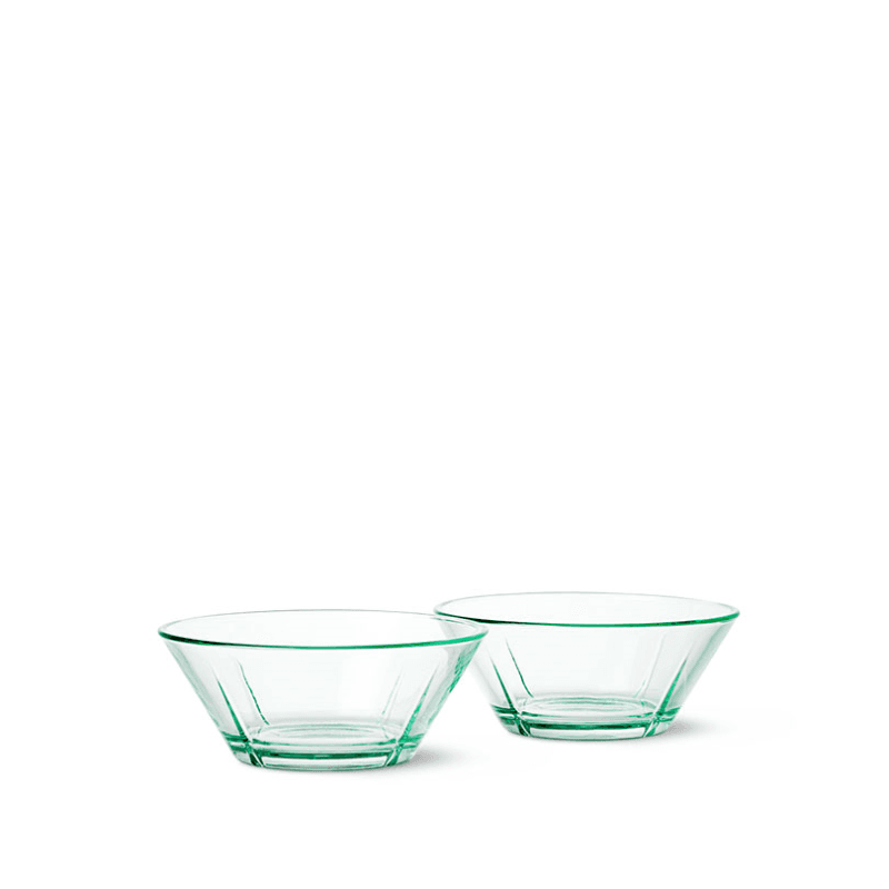 Grand Cru Set of 2 Bowls, D15cm, Recycled Glass