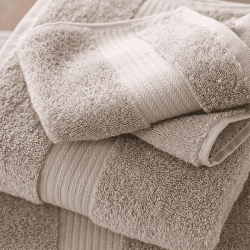 Image showing the Egyptian Cotton Large Bath Mat, 70 x 110cm, Feather Grey product.