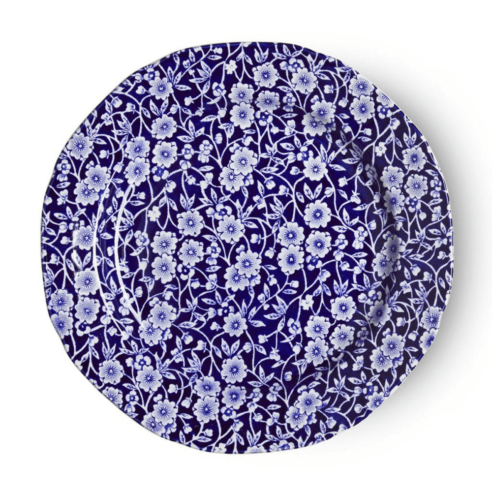 Calico Plate, D21.5cm, Blue