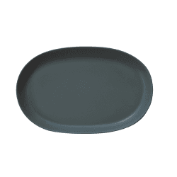 Image showing the Jardin de Maguelone Oval Dish, W25.5 x L39.5cm, Kale product.