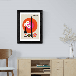 Image showing the Bo Lundberg Tokyo 65 Print, Red product.