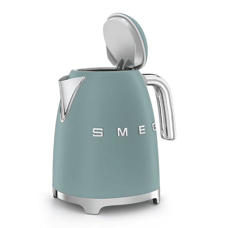 50's Style Cordless Electric Kettle, 1.7L, Emerald Green