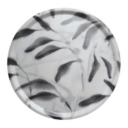 Image showing the Amongst Round Medium Birchwood Tray, D38cm, Beige product.