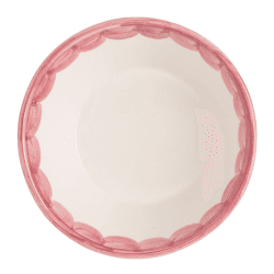 Image showing the Scallop Set of 2 Bowls, D16cm, Pink product.