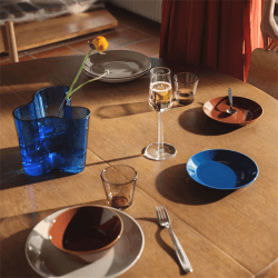Image showing the Teema Plate, D17cm, Vintage Blue product.