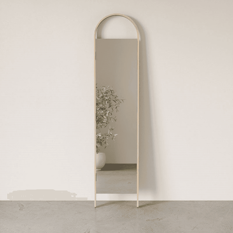 Bellwood Leaning Mirror, 45 x 196cm, Natural