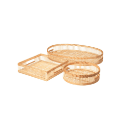 Image showing the Taro Tray, 55 x 37cm, Natural product.