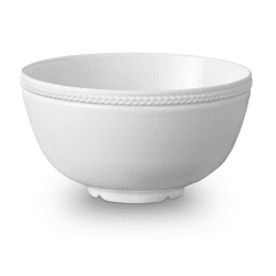 Image showing the Soie Tressee Serving Bowl, White product.
