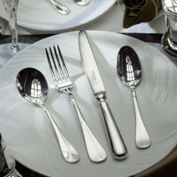 Image showing the Baguette Sovereign Silver Plated Cutlery Canteen Set - 58 Piece product.
