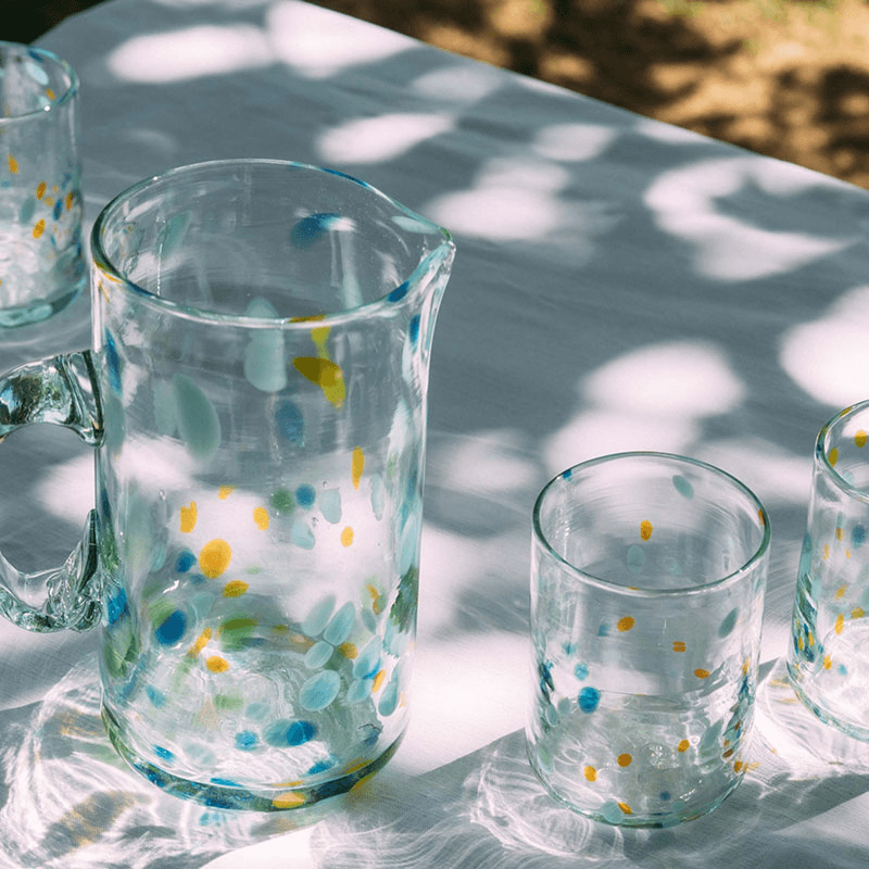 Alegria Set of 2 Tumblers, 350ml, Blue and Yellow