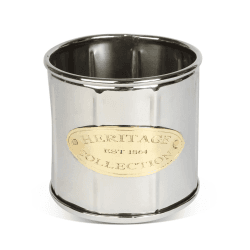 Image showing the Heritage Wine bottle holder, 10.5 x 10.5cm, Stainless Steel And Brass product.