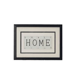 Image showing the HOME (WITH HEART) 'Home' Word Frame product.