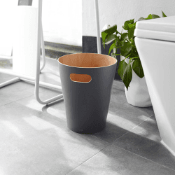 Image showing the Woodrow Bin, 7.5L, Natural & Charcoal product.