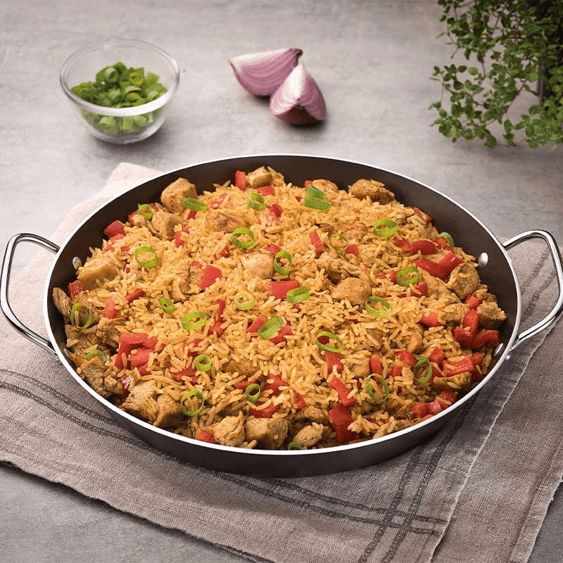 Loreto Aluminum Paella Pan, 34cm