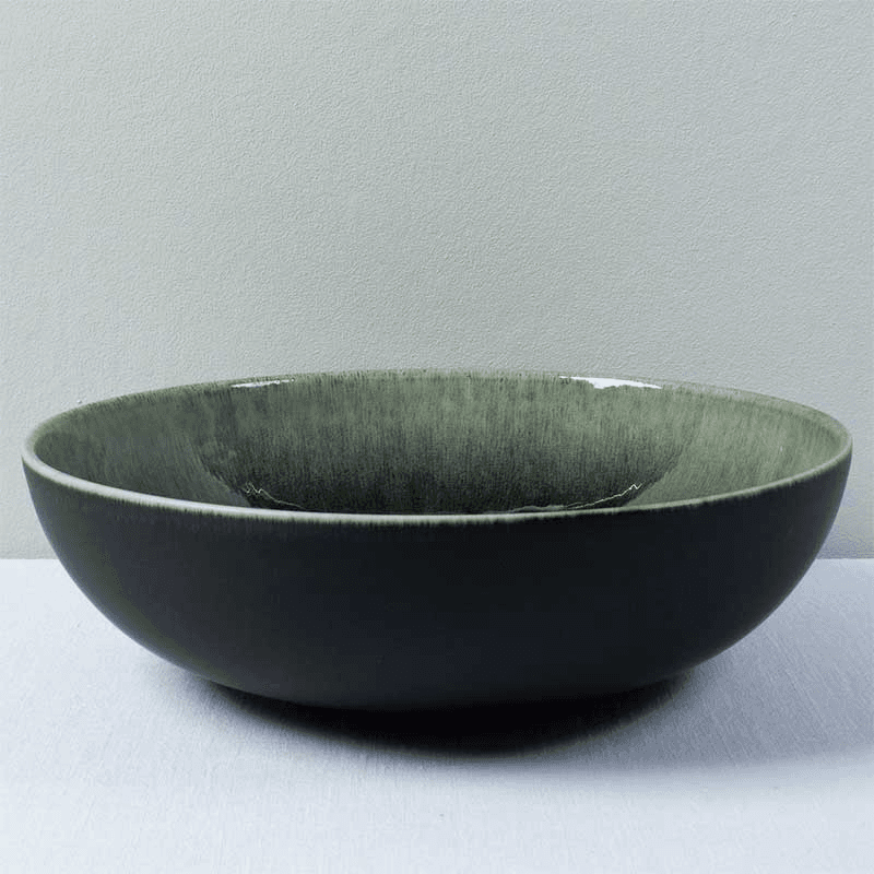 Tourron Serving Bowl, D33cm, Forest Green