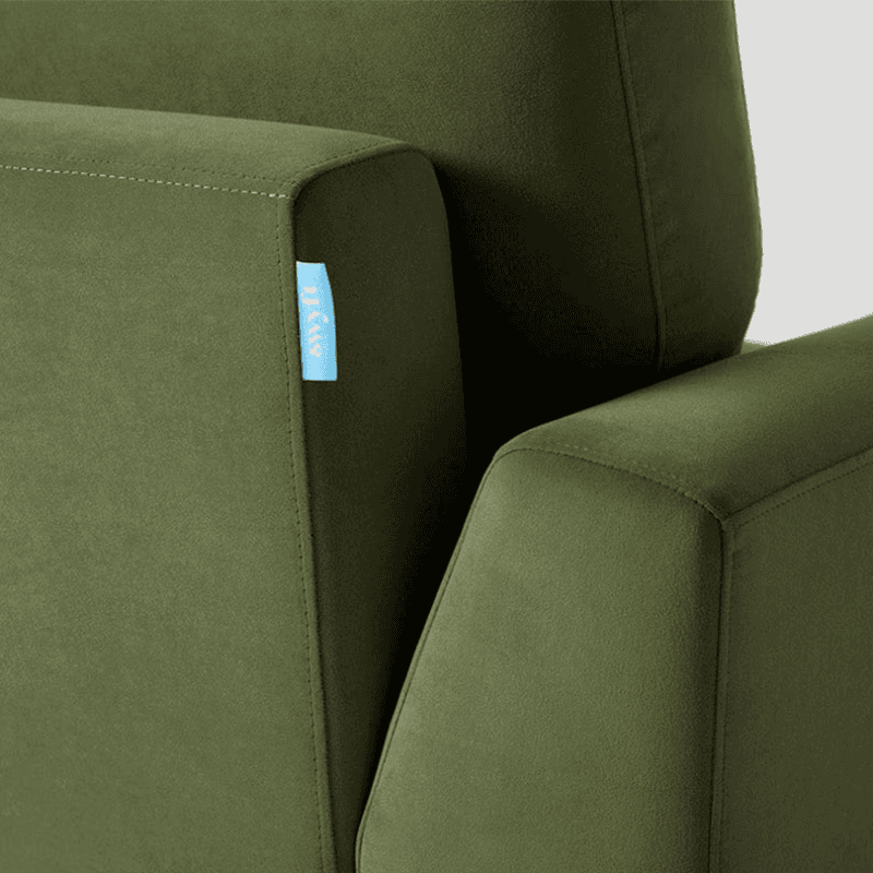 Model 05 Velvet Love Seat, Vine
