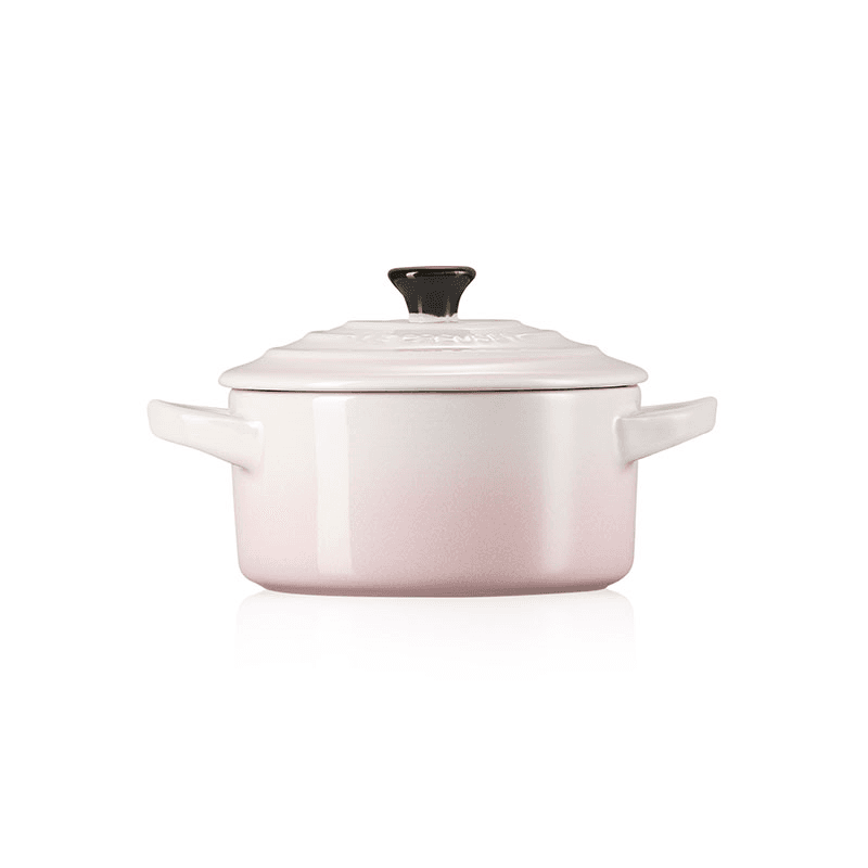 Stoneware Petite round casserole, 9cm, 9cm - 250ml, shell pink