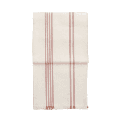 Image showing the Lines Throw, H190cm x W130cm, White/Nude product.