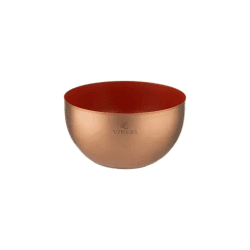 Image showing the 2 Tone Serving Bowl 15Cm, H8 x W15 x L15, Orange/Gold product.