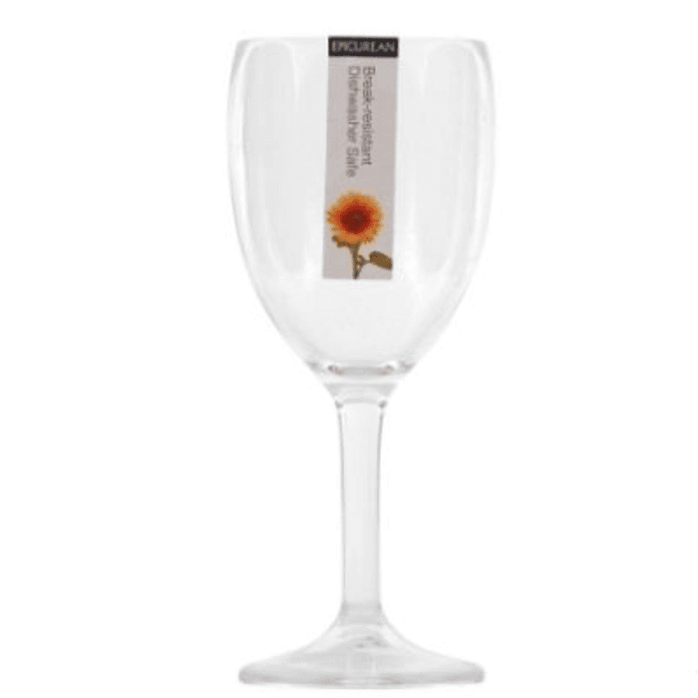 Acrylic Wine Glass, Stem, Single, 295ml