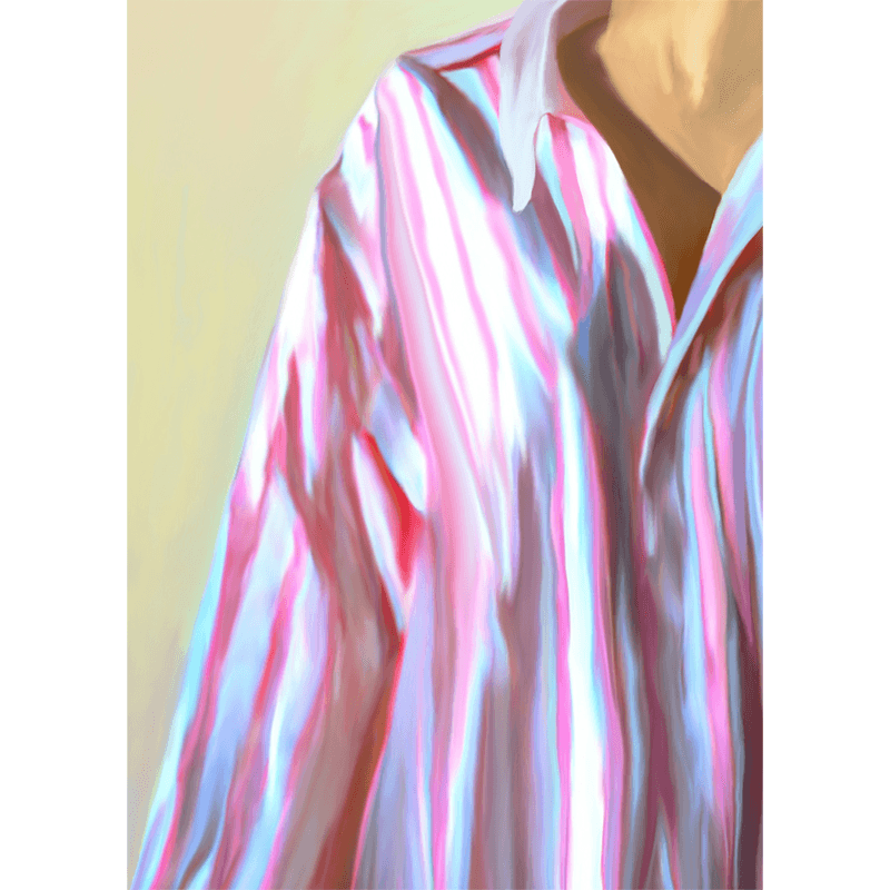 Dad Shirt Art Print, 50 x 70cm
