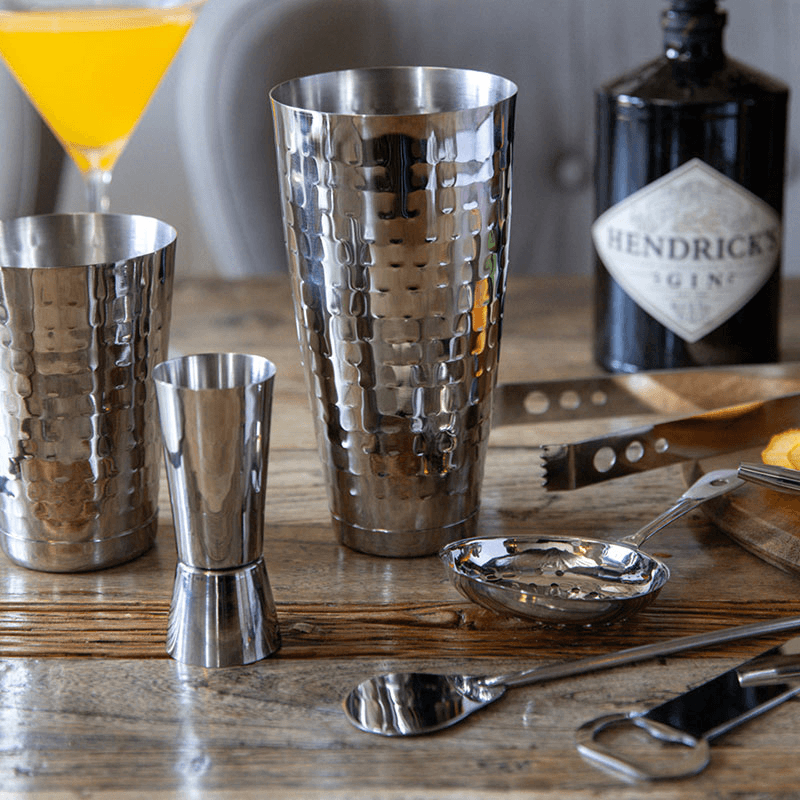 Boston Eight Piece Cocktail Set, Stainless Steel