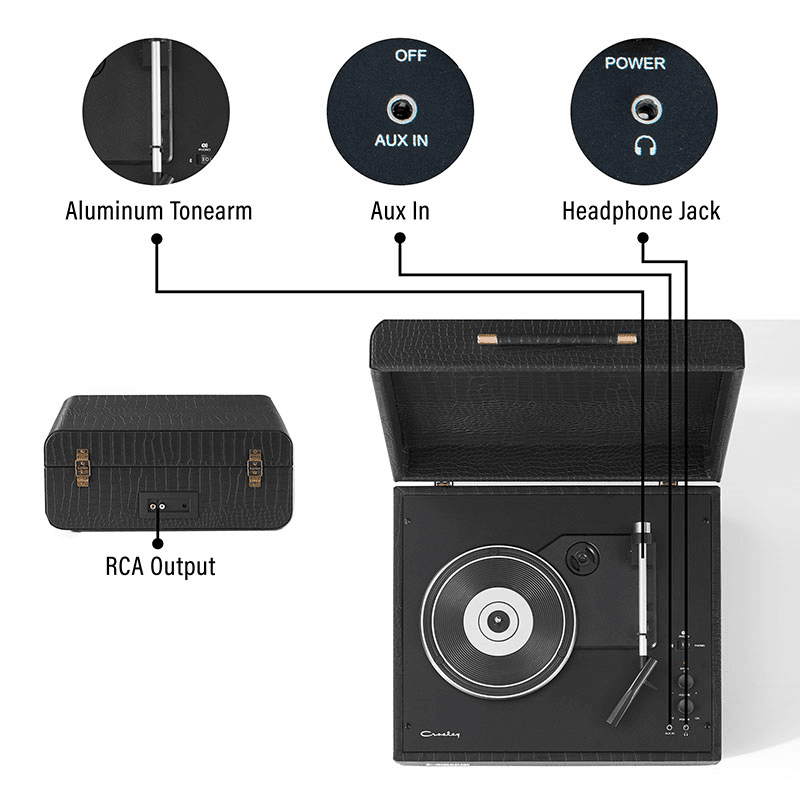 Mercury Turntable, Black