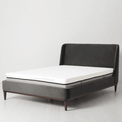 Image showing the Bed 02 Velvet Double Frame, Charcoal product.